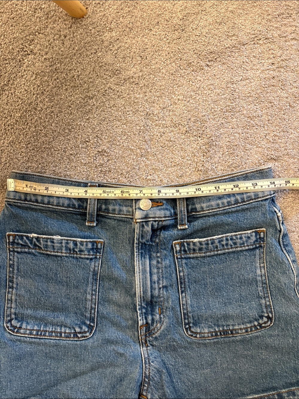Madewell Denim High-Rise Pocket Shorts - Picture 6 of 7